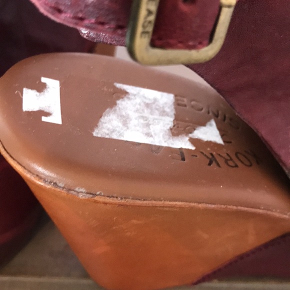 💙Kork-Ease Berit Leather Wedge Sling Back Sandals - Picture 8 of 12